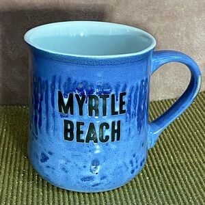 Myrtle Beach Davine Pottery Ceramic Mug Souvenir North Carolina Glazed 16 oz.